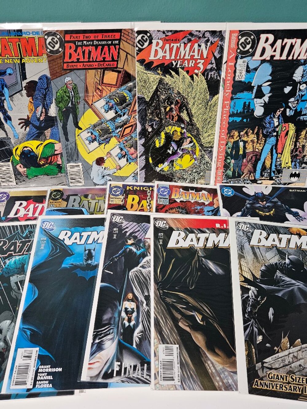 Batman Lot of 14 #416-700 DC Comics Copper Modern Year 3 RIP